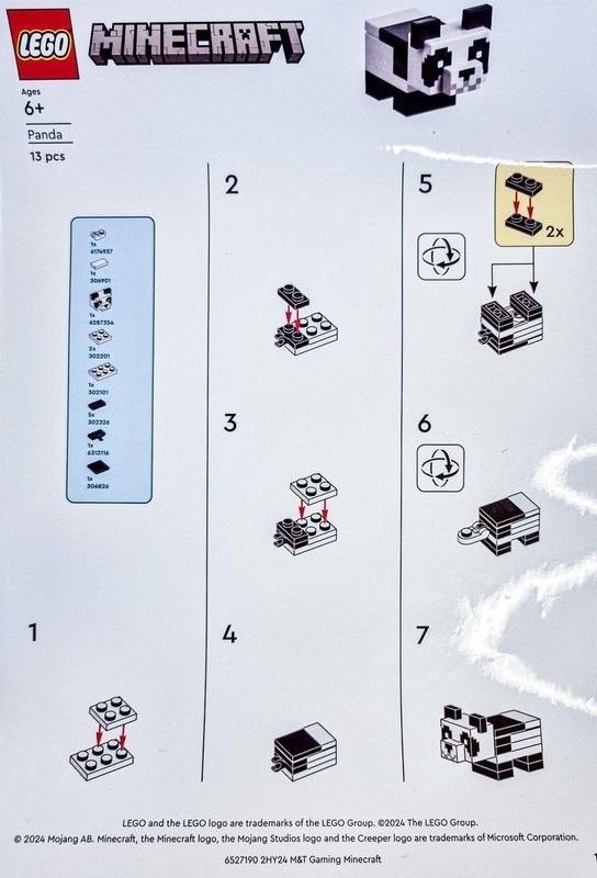 LEGO Panda set 6527190