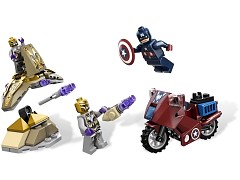 Конструктор LEGO (ЛЕГО) Marvel Super Heroes 6865 Мотоцикл Капитана Америка Captain America's Avenging Cycle
