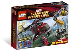 Конструктор LEGO (ЛЕГО) Marvel Super Heroes 6866 Схватка у мотоцикла Росомахи Wolverine's Chopper Showdown