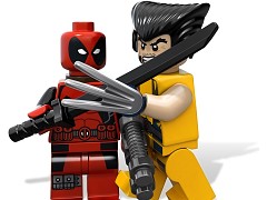 Конструктор LEGO (ЛЕГО) Marvel Super Heroes 6866 Схватка у мотоцикла Росомахи Wolverine's Chopper Showdown