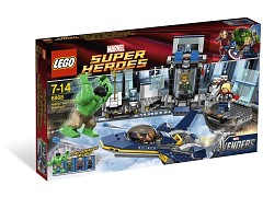 Конструктор LEGO (ЛЕГО) Marvel Super Heroes 6868 Прорыв Халка на хеликерриере Hulk's Helicarrier Breakout