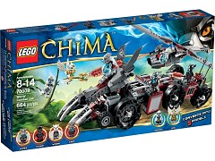 Конструктор LEGO (ЛЕГО) Legends of Chima 70009 Бронетранспортёр волка Воррица Worriz's Combat Lair
