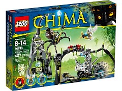 Конструктор LEGO (ЛЕГО) Legends of Chima 70133 Пещера паучихи Спинлин Spinlyn's Cavern
