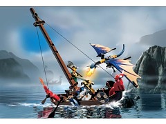 Конструктор LEGO (ЛЕГО) Vikings 7016  Viking Boat against the Wyvern Dragon