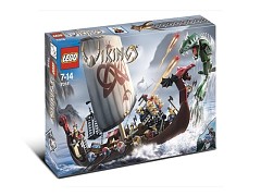 Конструктор LEGO (ЛЕГО) Vikings 7018  Viking Ship challenges the Midgard Serpent 