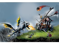 Конструктор LEGO (ЛЕГО) Vikings 7021  Viking Double Catapault versus the Armoured Ofnir Dragon