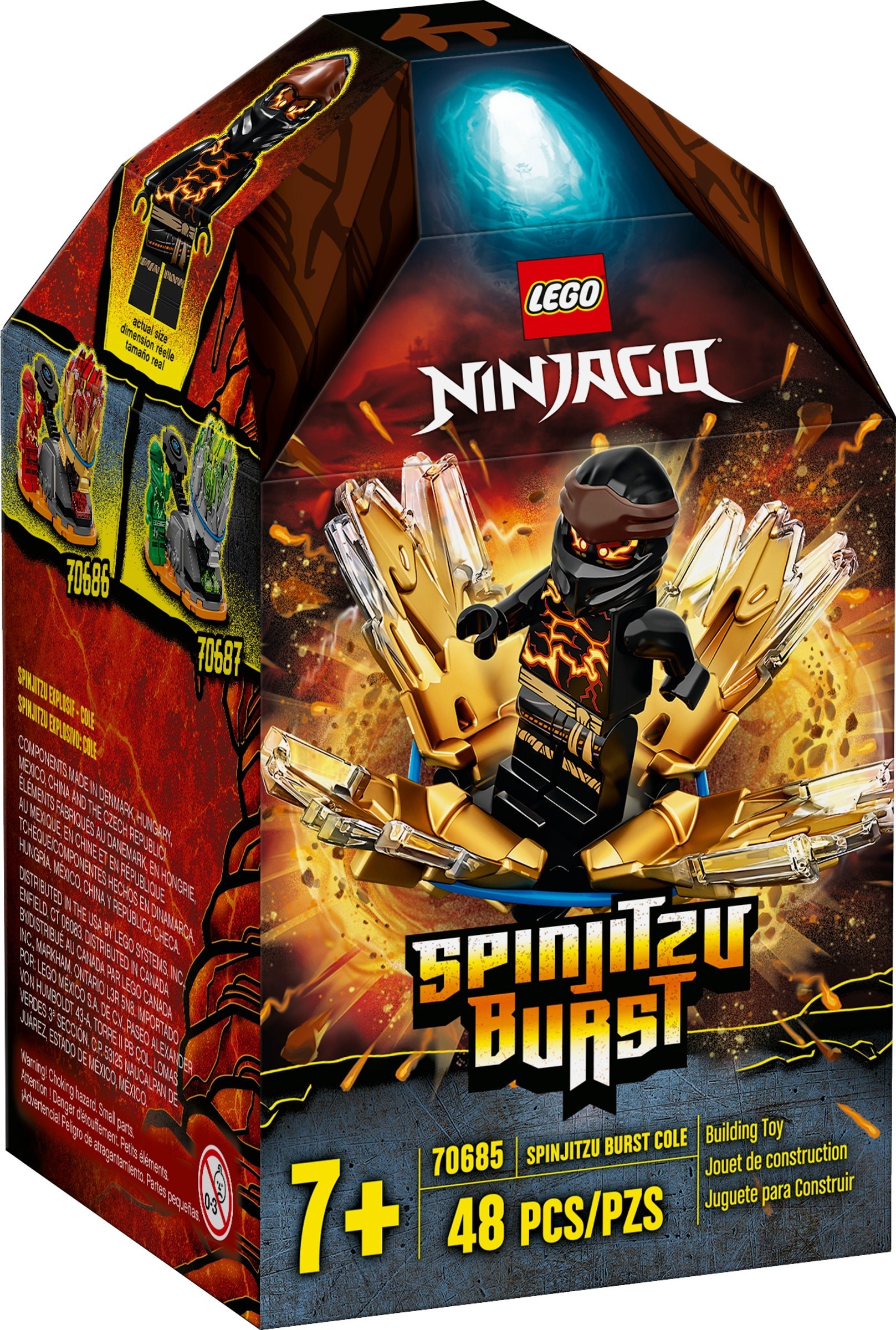 LEGO Spinjitzu Burst Cole set 70685