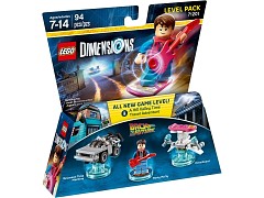 Конструктор LEGO (ЛЕГО) Dimensions 71201 Назад в будущее Back to the Future Level Pack