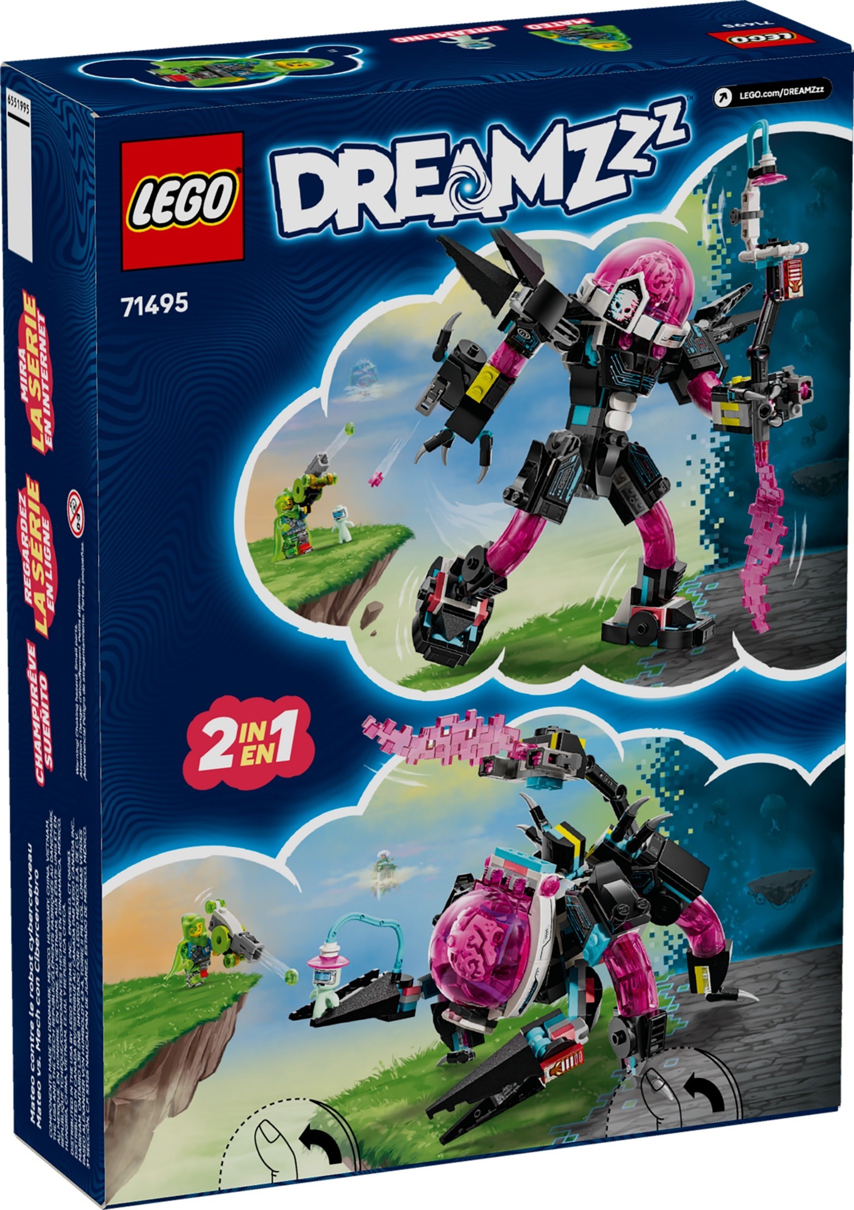 LEGO Mateo vs. Cyber Brain Mech set 71495
