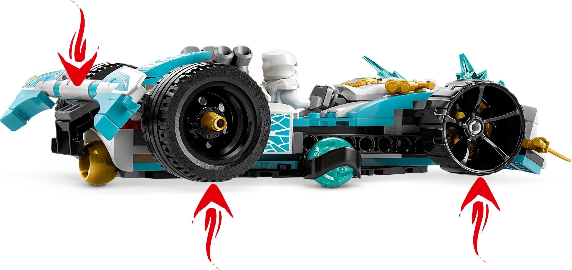 Zane’s Dragon Power Spinjitzu Race Car