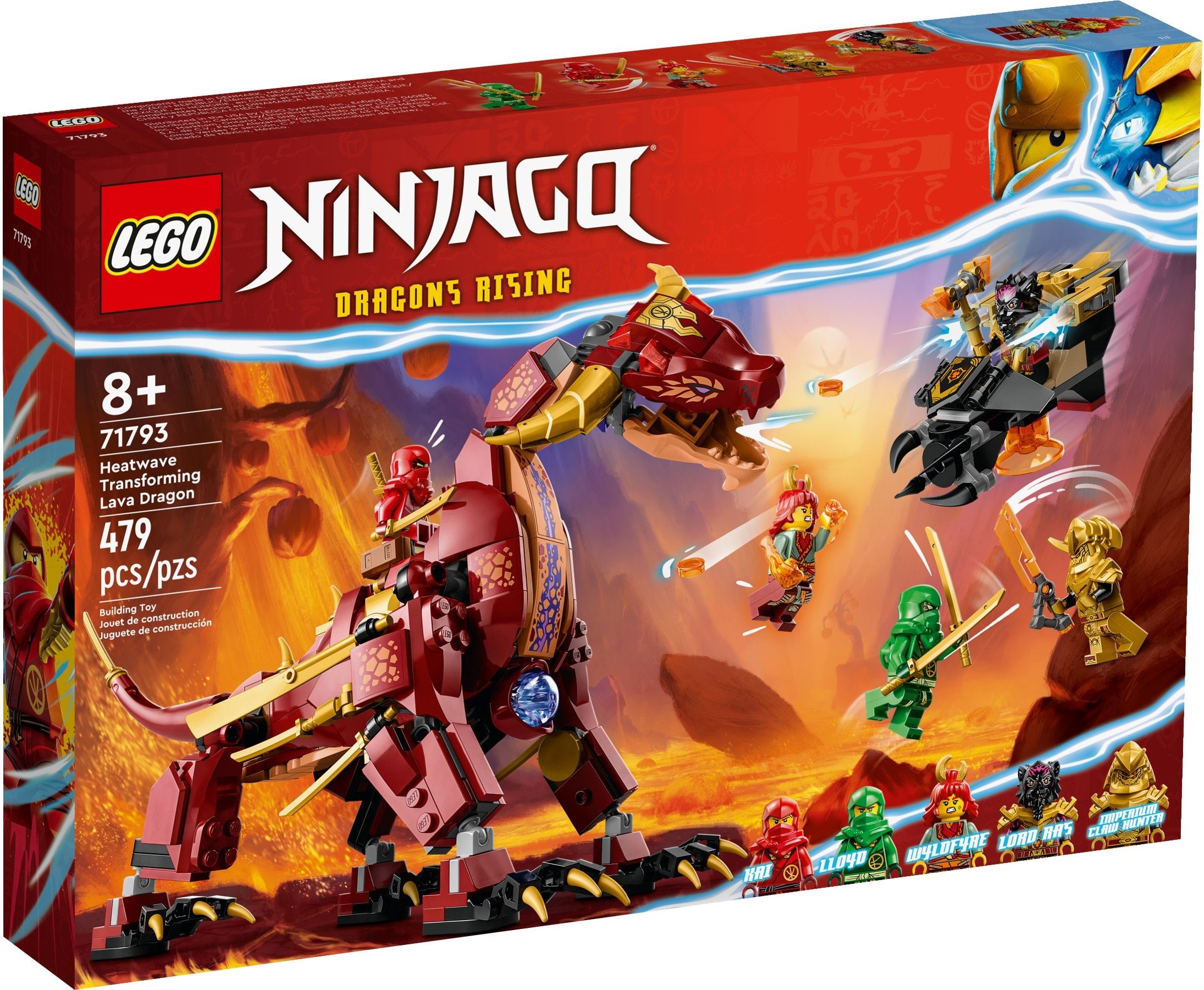 LEGO Heatwave Transforming Lava Dragon set 71793