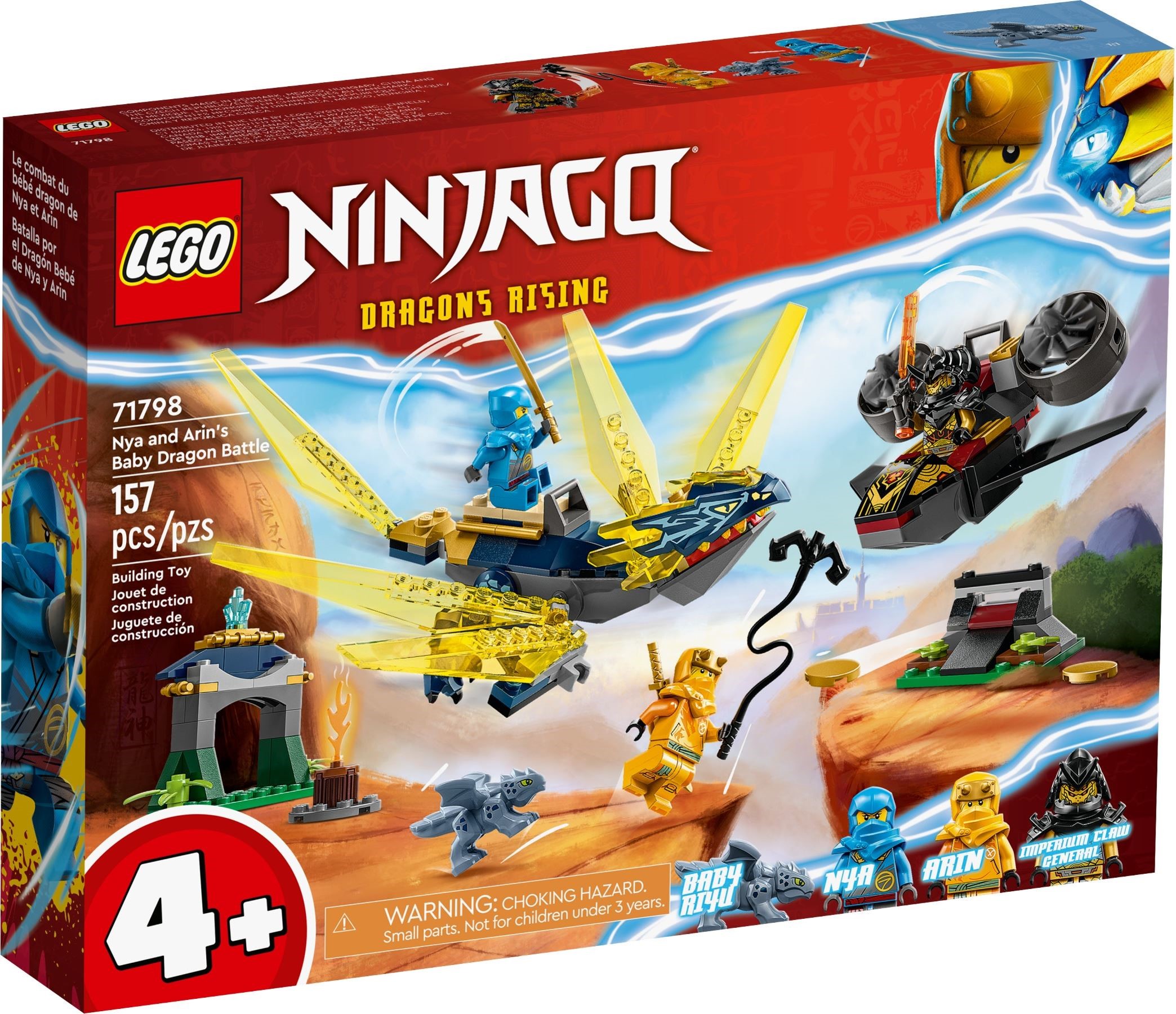 LEGO Nya and Arin's Baby Dragon Battle set 71798
