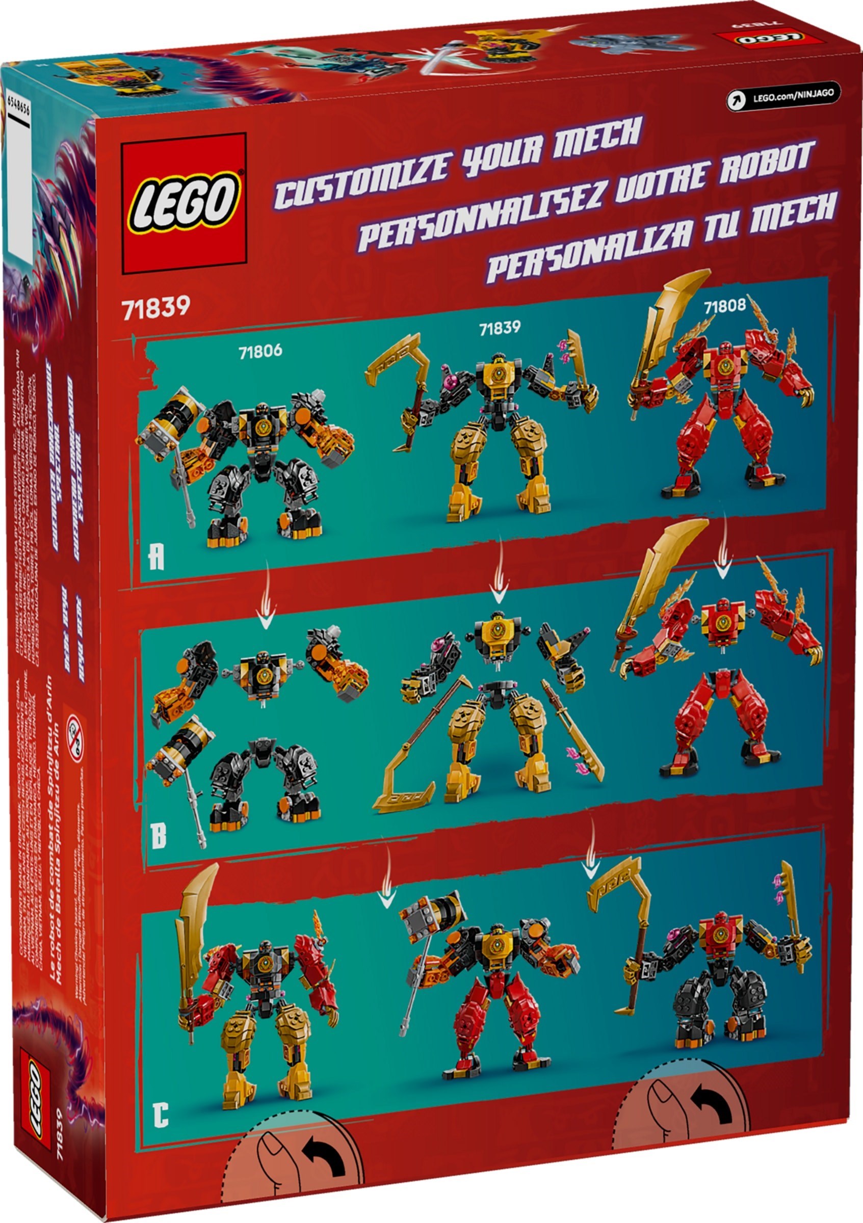 Arins Spinjitzu strijdmecha LEGO-set afbeelding 2
