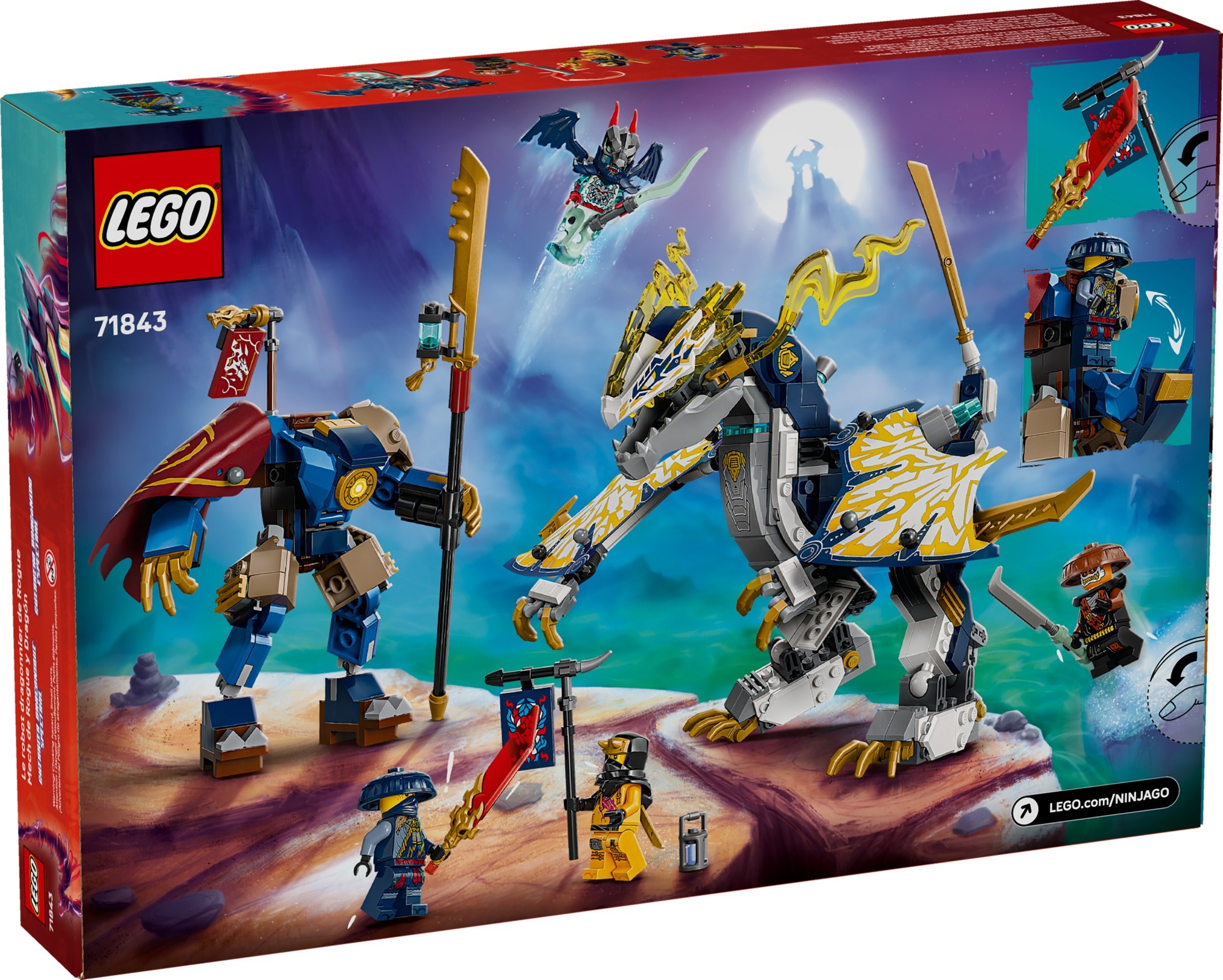 LEGO Rogue's Mech Dragon Rider set 71843