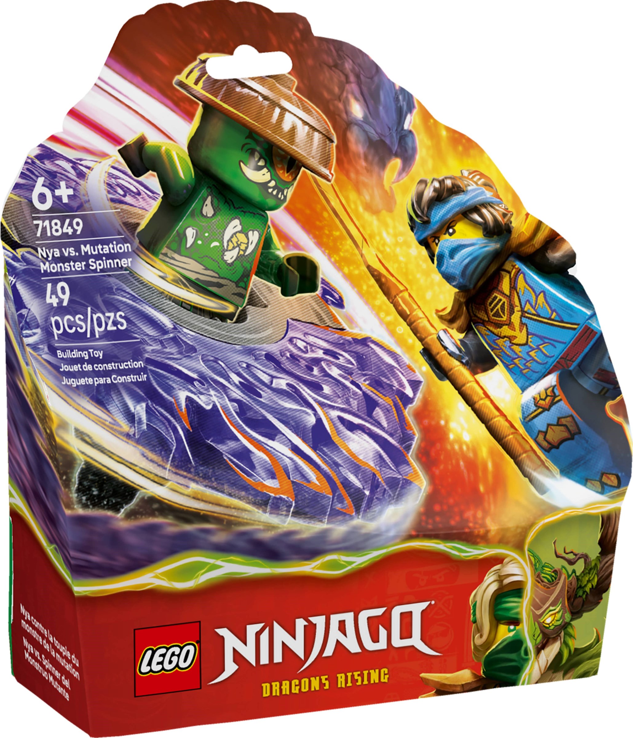 Nya vs. mutatiemonster in spinner LEGO-set afbeelding 2
