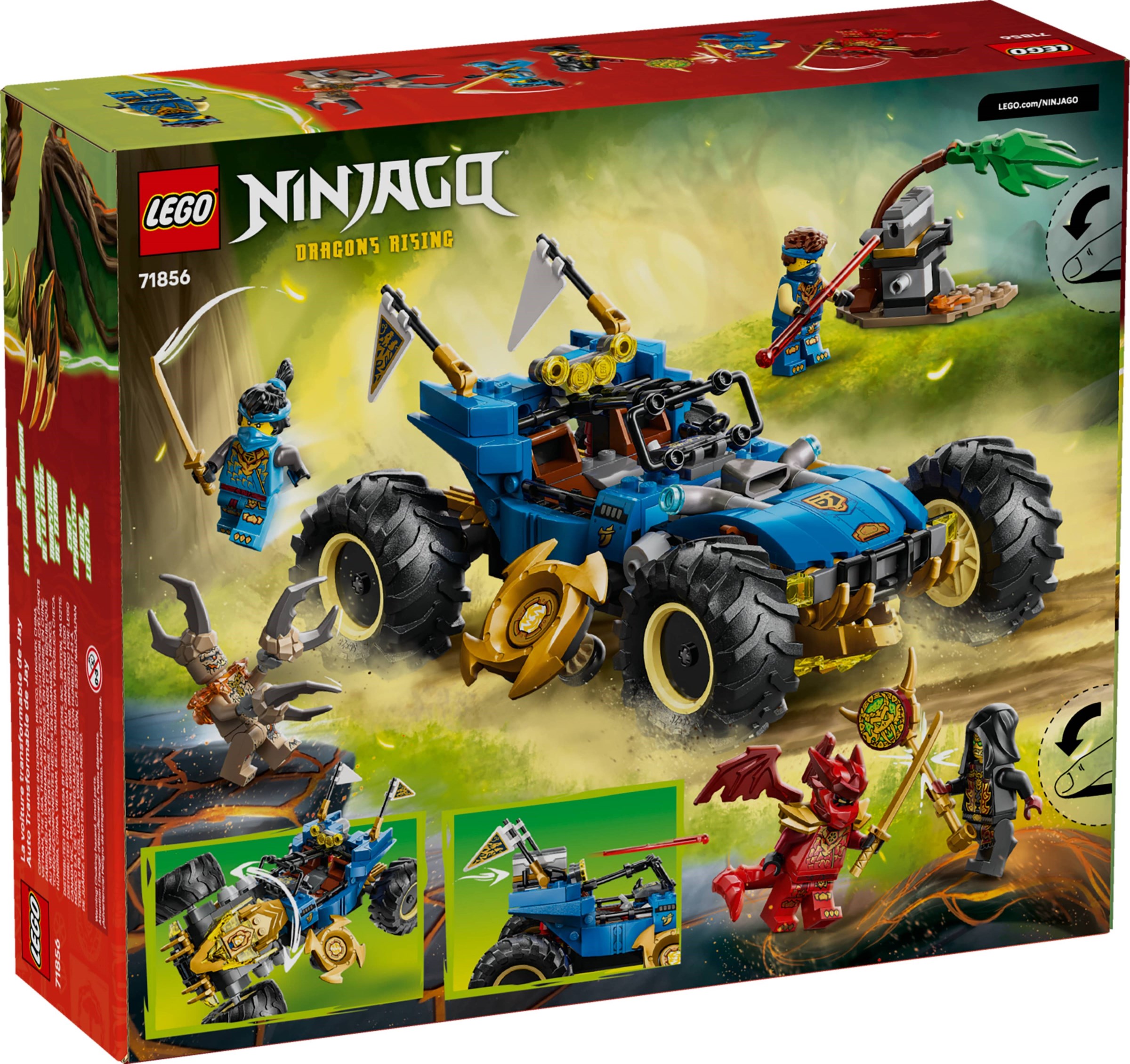 Jay's transformerende auto LEGO-set afbeelding 2
