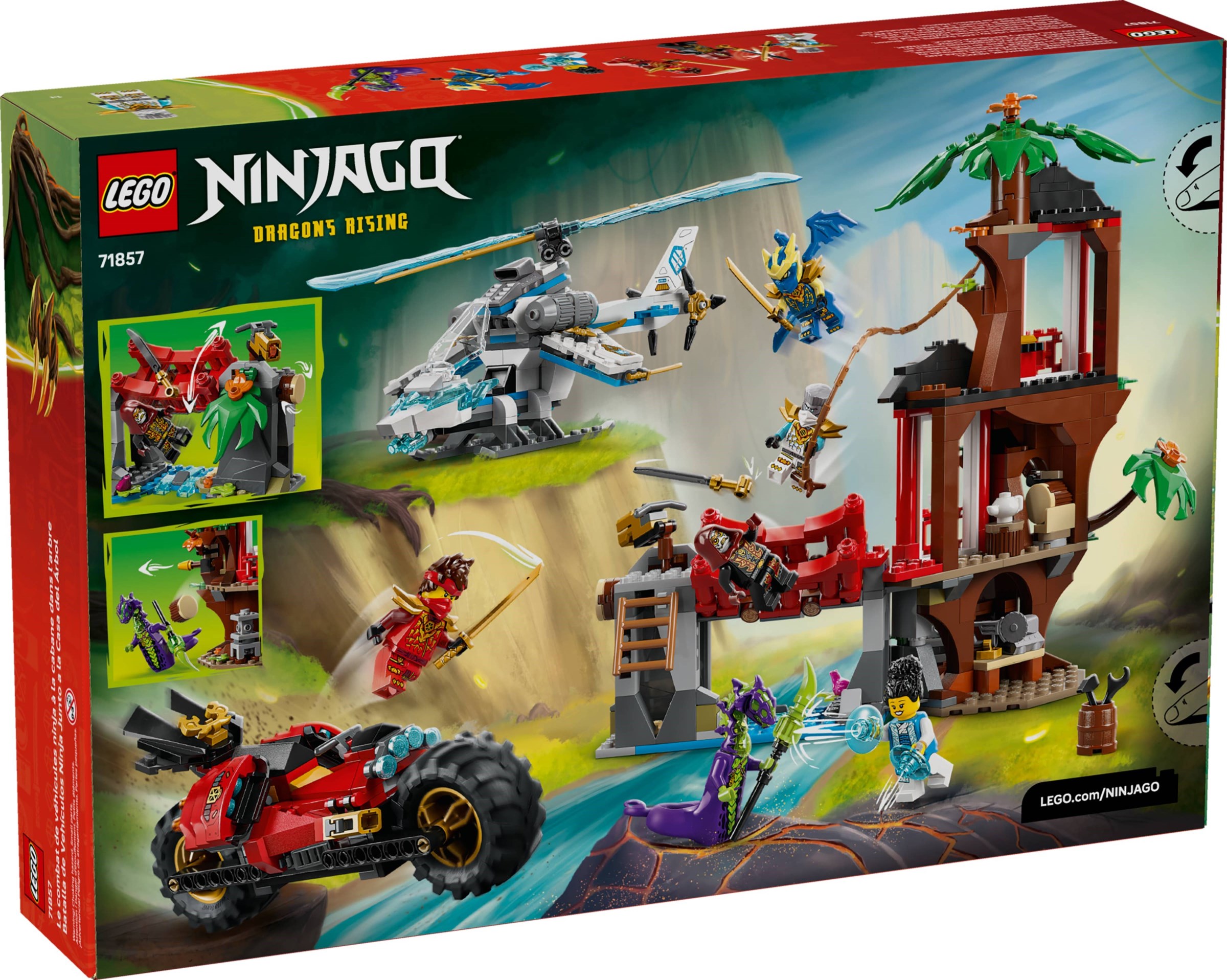 Ninjavoertuigen bij de boomhut LEGO-set afbeelding 2
