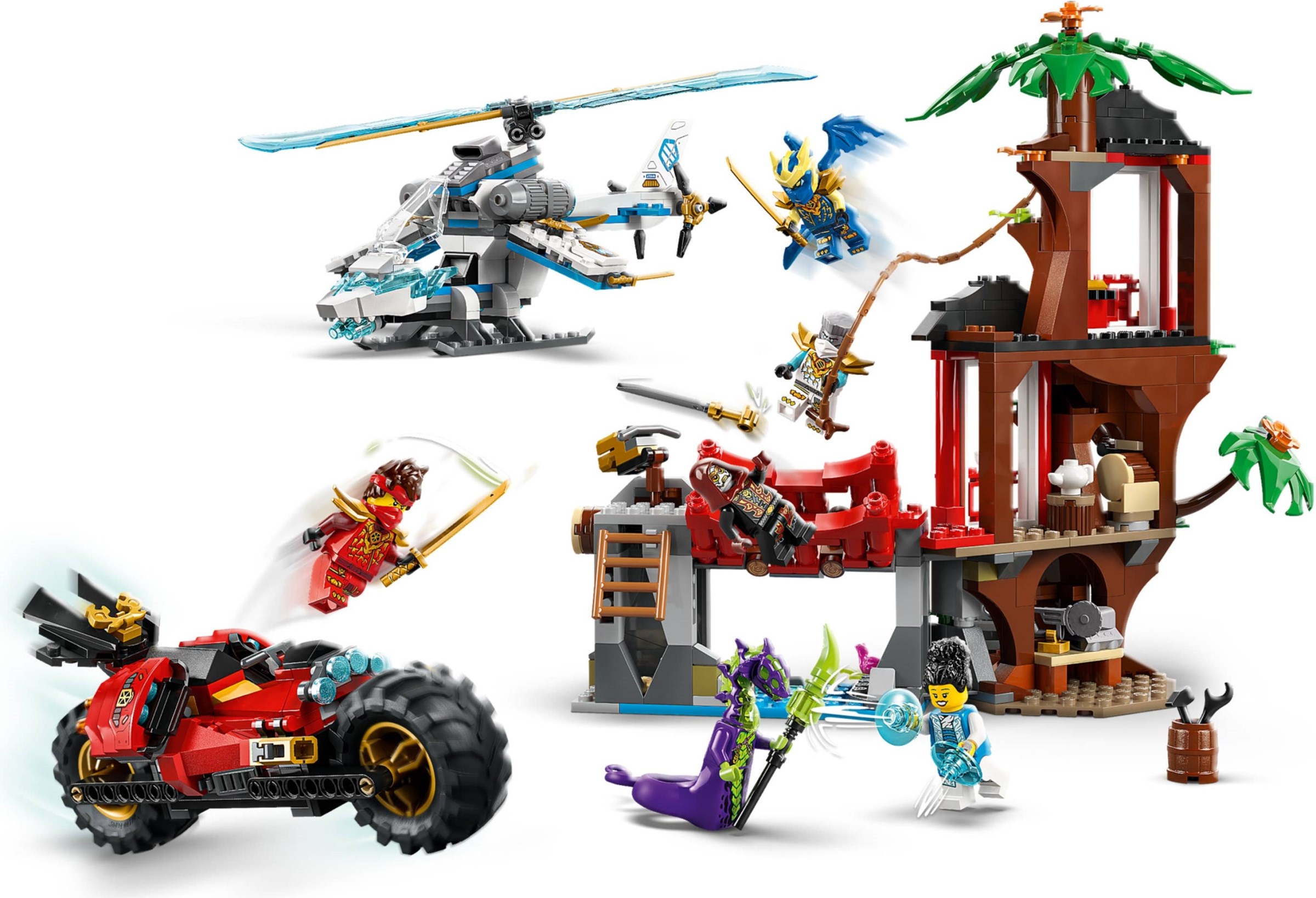 Ninja Vehicle Tree House Battle