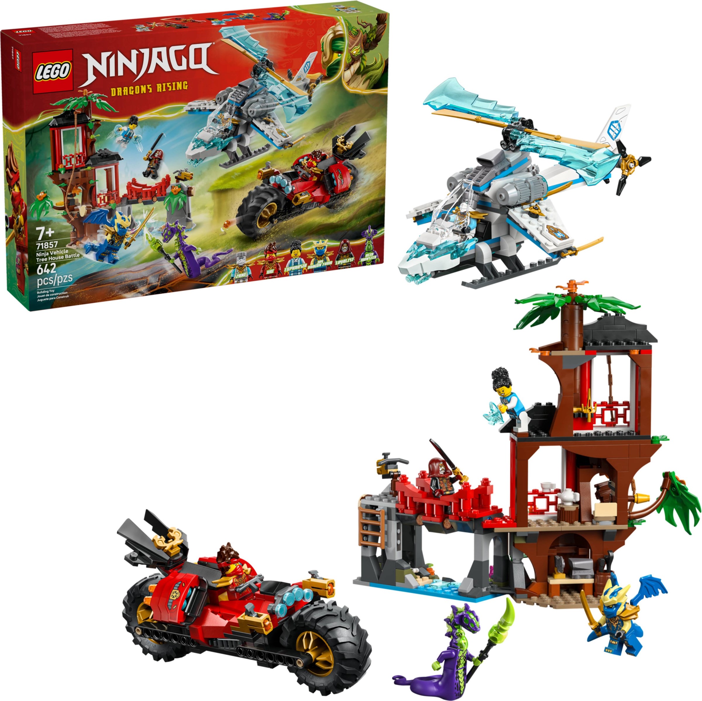 Ninja Vehicle Tree House Battle