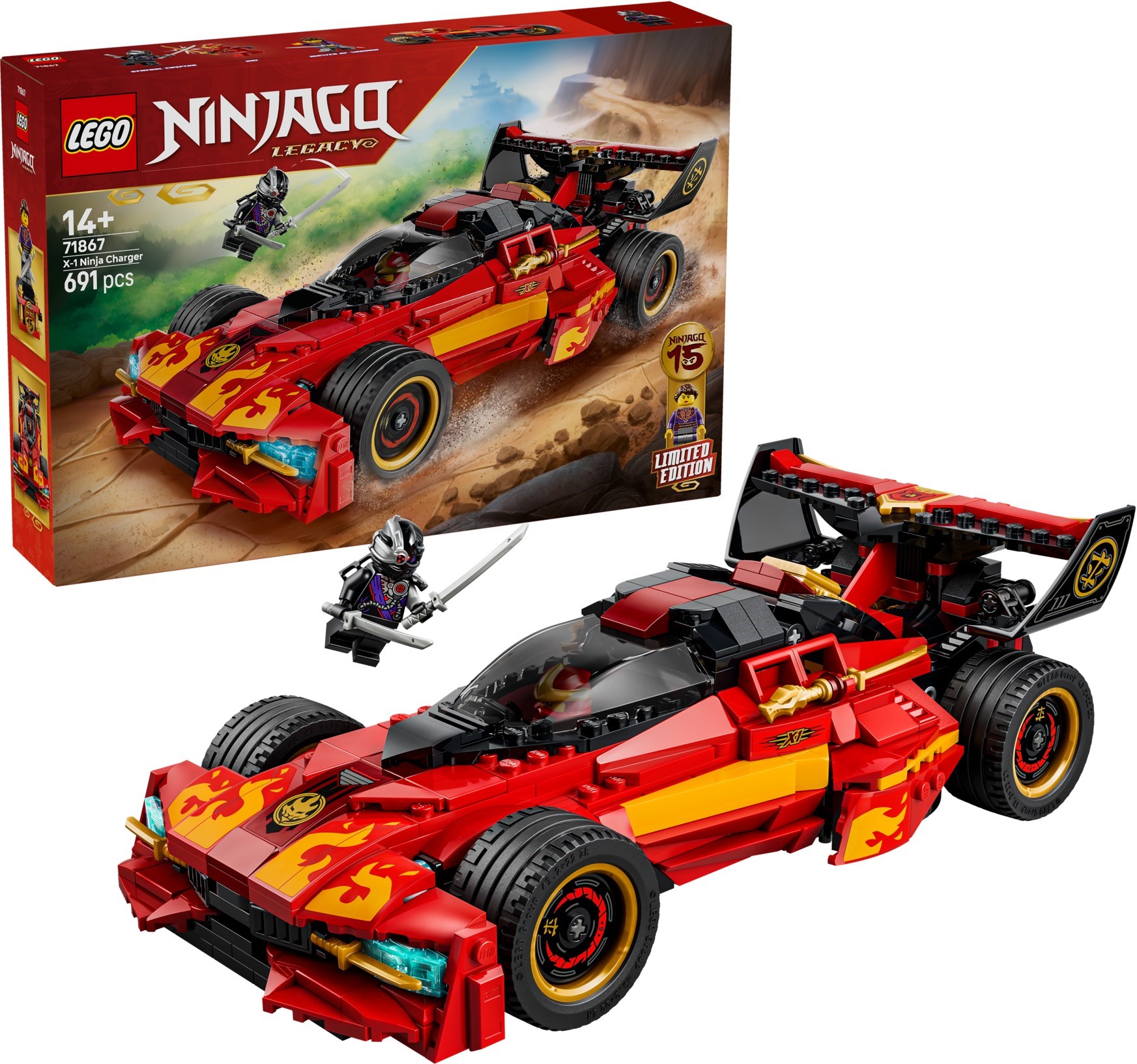 LEGO X-1 Ninja Charger 15th Anniversary set 71867