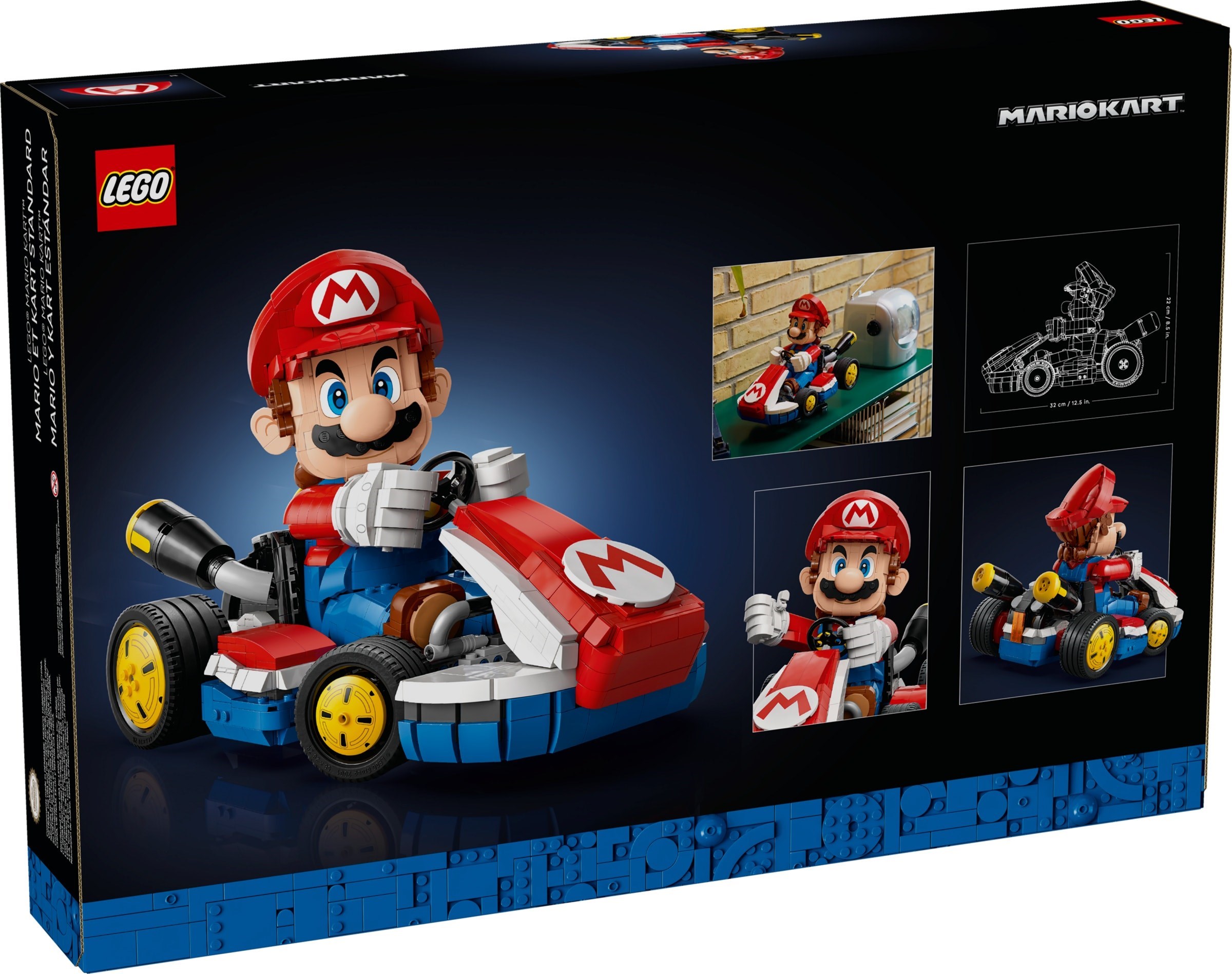 Mario Kart – Mario & Standard Kart LEGO-set afbeelding 2