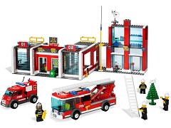 Конструктор LEGO (ЛЕГО) City 7208  Fire Station