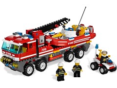 Конструктор LEGO (ЛЕГО) City 7213  Off-Road Fire Truck & Fireboat