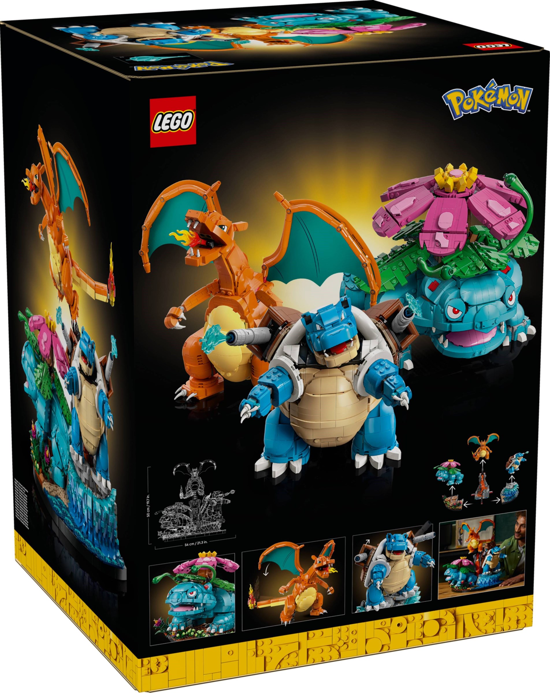 LEGO Venusaur, Charizard and Blastoise set 72153