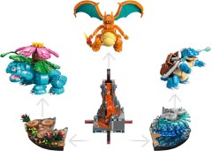 Venusaur, Charizard en Blastoise LEGO-set afbeelding 7