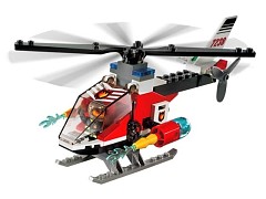 Конструктор LEGO (ЛЕГО) City 7238  Fire Helicopter