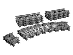 Конструктор LEGO (ЛЕГО) City 7499  Flexible and Straight Tracks