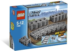 Конструктор LEGO (ЛЕГО) City 7499  Flexible and Straight Tracks
