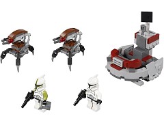 Конструктор LEGO (ЛЕГО) Star Wars 75000  Clone Troopers vs. Droidekas