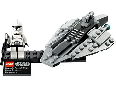 Конструктор LEGO (ЛЕГО) Star Wars 75007  Republic Assault Ship & Planet Coruscant
