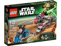 Конструктор LEGO (ЛЕГО) Star Wars 75012 BARC-спидер с коляской BARC Speeder with Sidecar