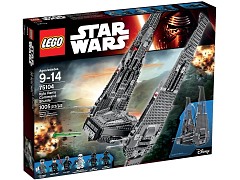 Конструктор LEGO (ЛЕГО) Star Wars 75104 Командный шаттл Кайло Рена Kylo Ren's Command Shuttle
