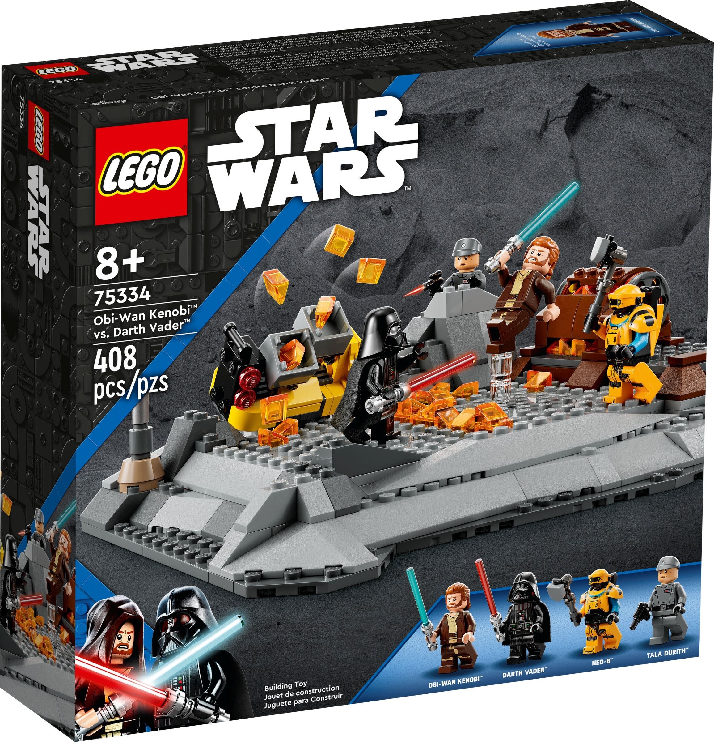 STAR WARS Minifigure Lego custom Darth Vader stormtrooper han solo Obi-Wan nuovo 