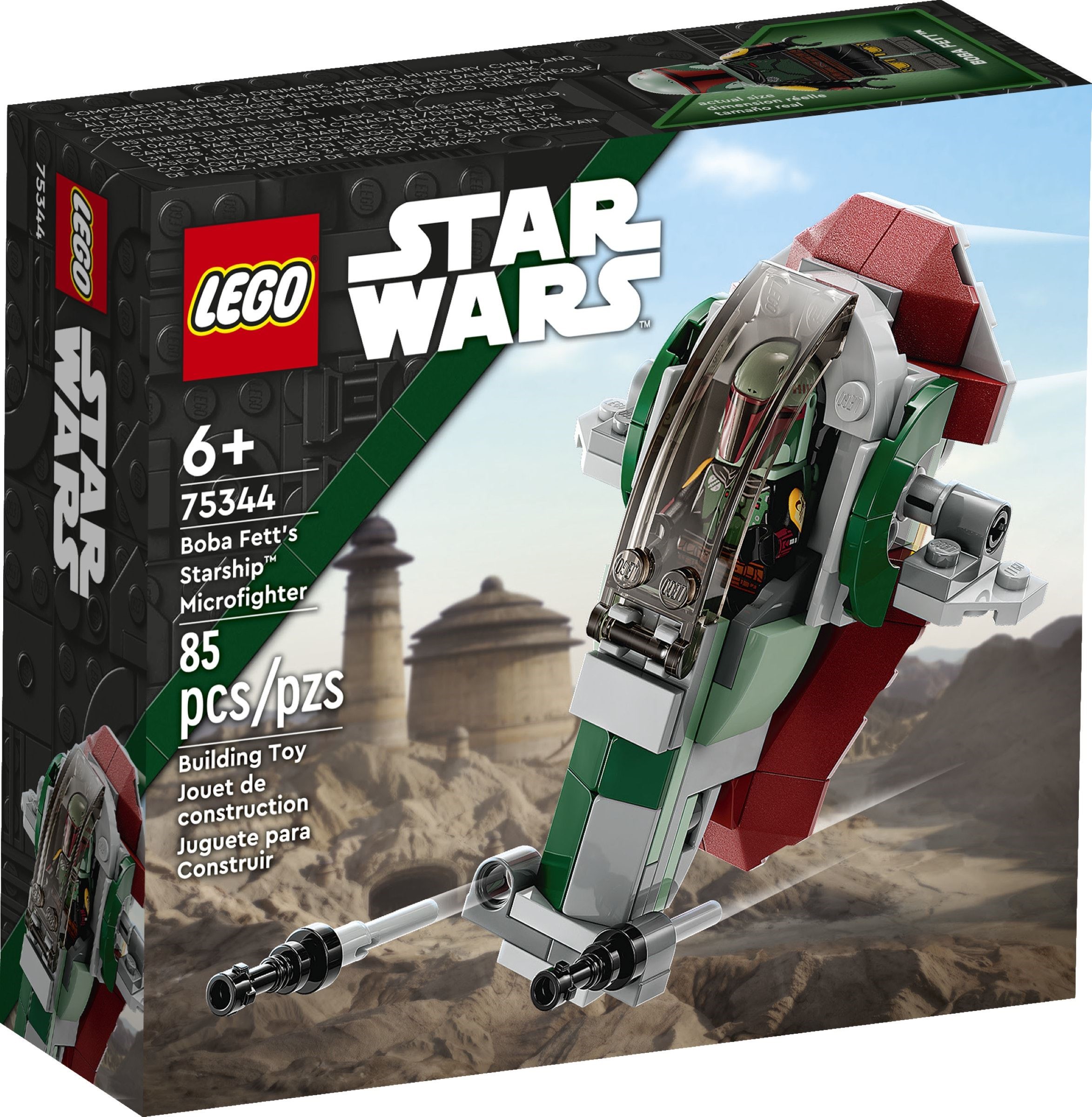 LEGO Boba Fett's Starship Microfighter set 75344