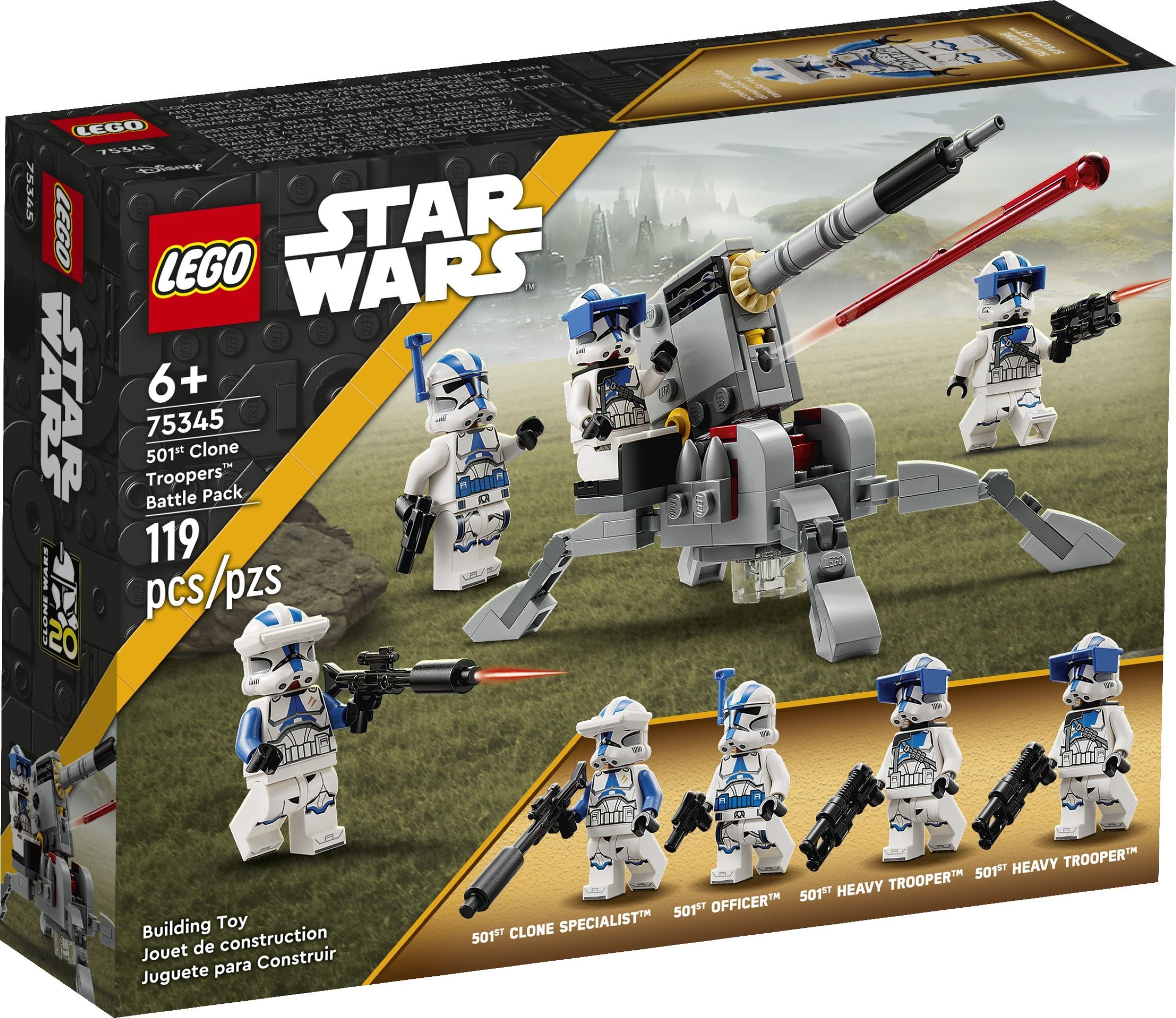 501st Clone Troopers Battle Pack LEGO-set afbeelding 2