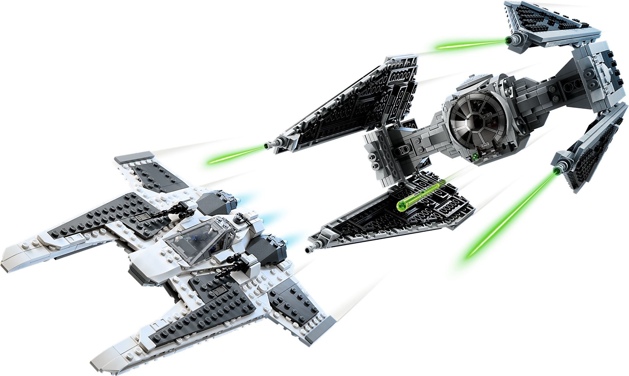 Mandalorian Fang Fighter vs. TIE Interceptor