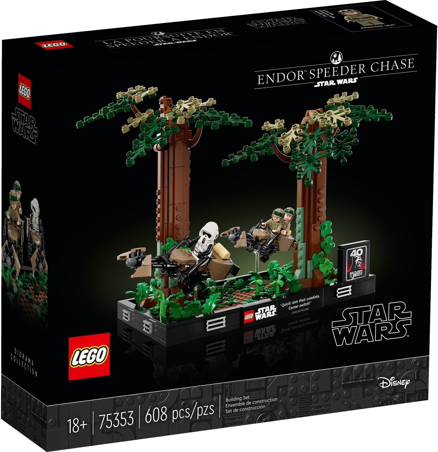 Endor Speeder Chase Diorama LEGO-set afbeelding 2