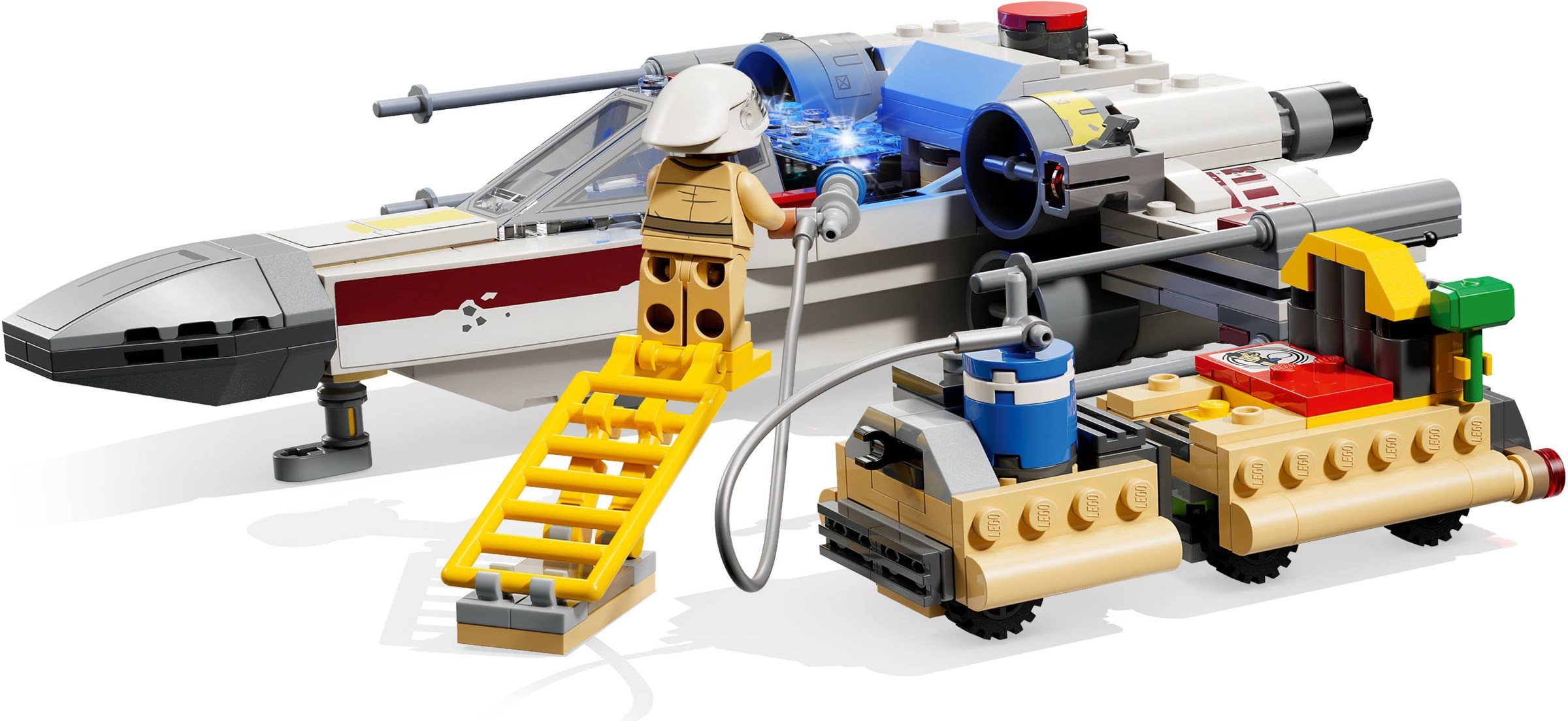 Luke's Red Five X-wing