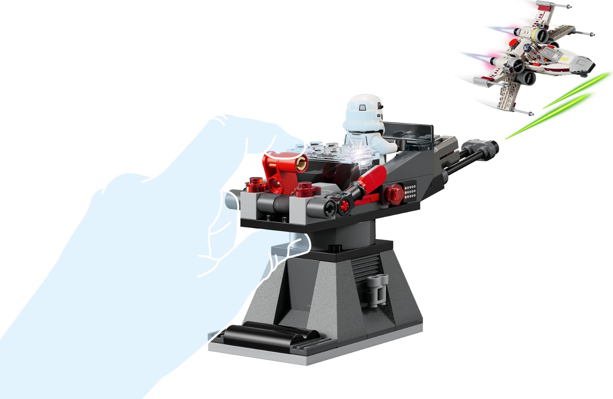 Luke's Red Five X-wing