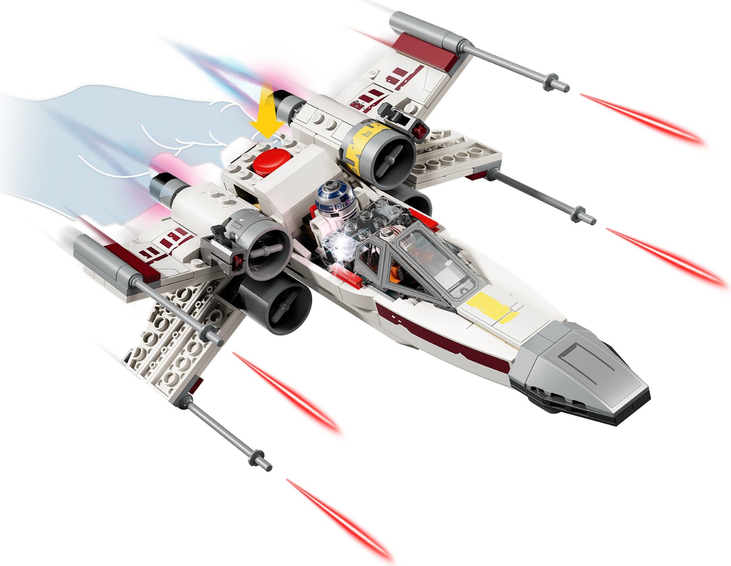 Luke's Red Five X-wing