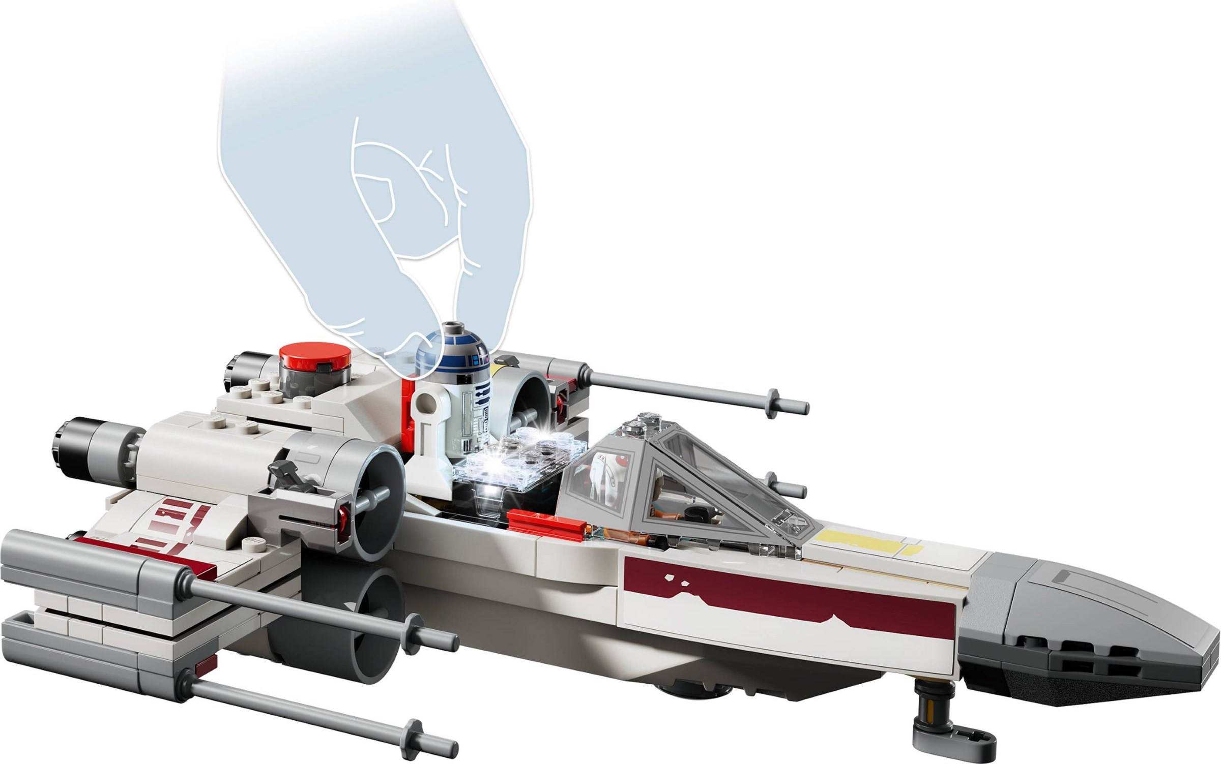 Luke's Red Five X-wing