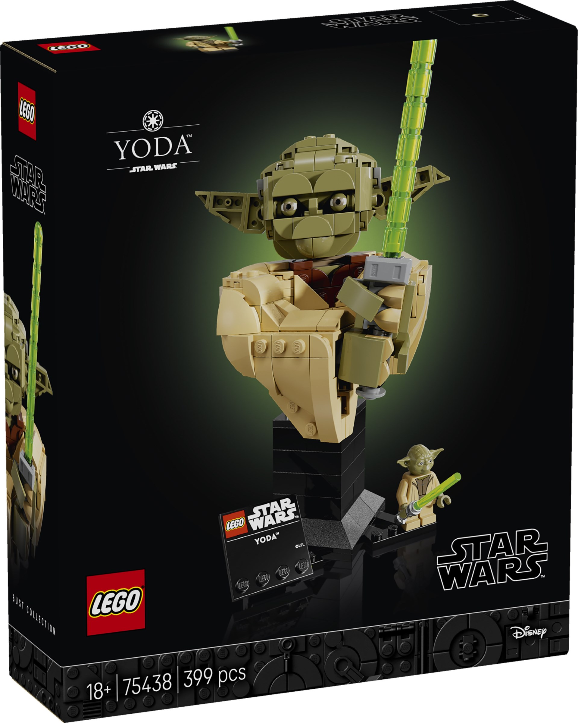Yoda buste LEGO-set afbeelding 2