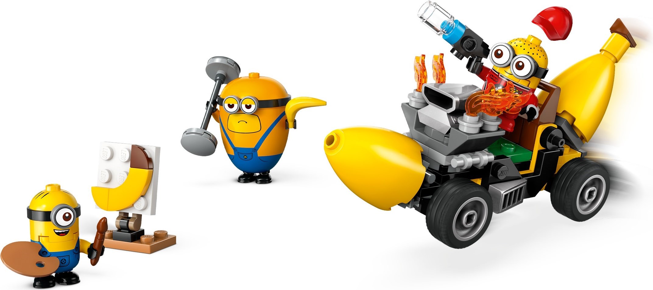LEGO Minions and Banana Car set 75580