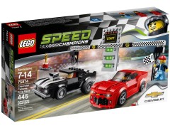Конструктор LEGO (ЛЕГО) Speed Champions 75874 Шевроле Камаро Chevrolet Camaro Drag Race