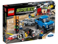 Конструктор LEGO (ЛЕГО) Speed Champions 75875 Форд F-150 Raptor и гоночный автомобиль Форд Ford F-150 Raptor & Ford Model A Hot Rod