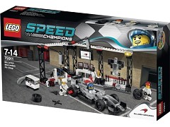 Конструктор LEGO (ЛЕГО) Speed Champions 75911 Пункт техобслуживания МакЛарен Мерседес McLaren Mercedes Pit Stop